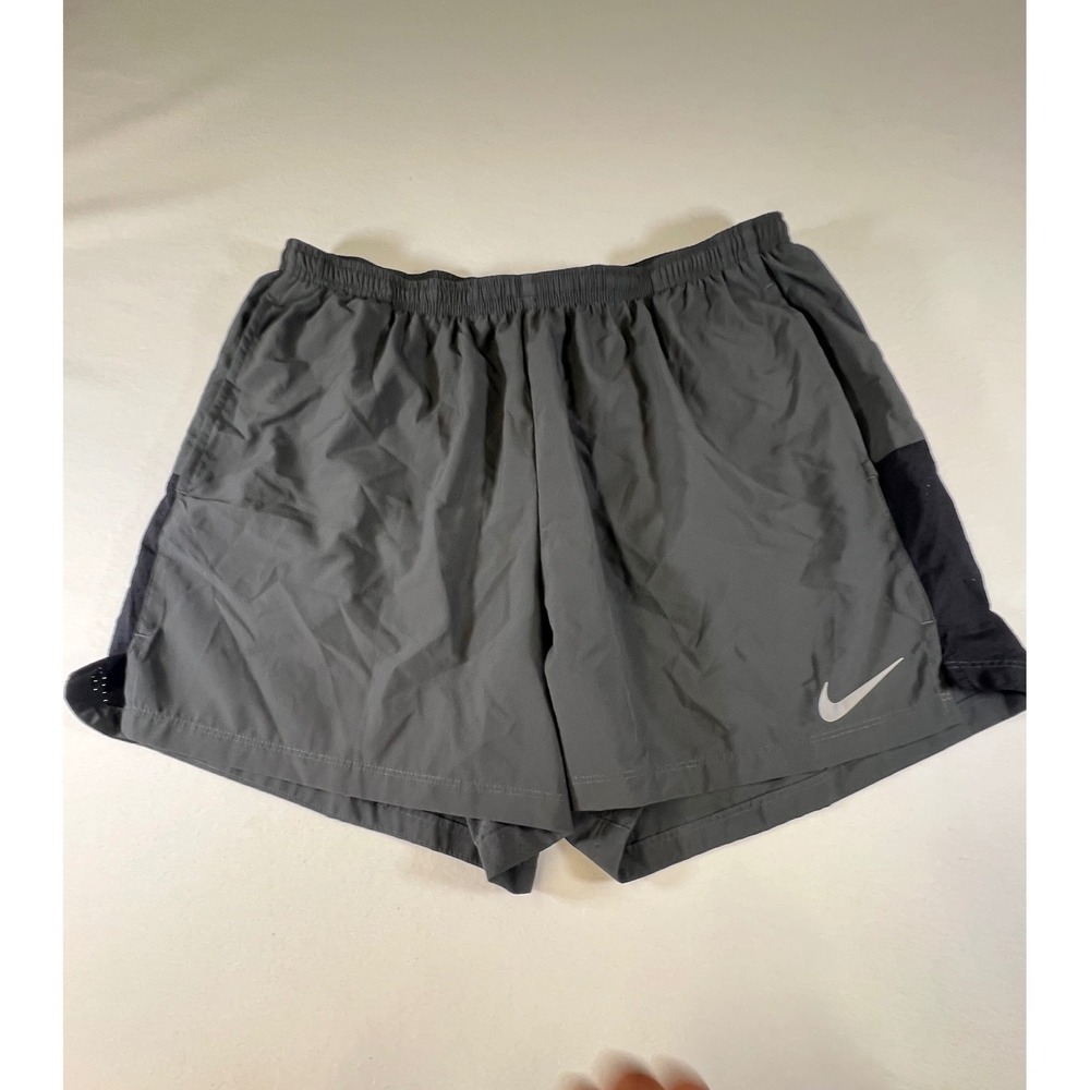 Nike Mens Dri-FIT Running Shorts XXL Charcoal Gray Athletic Training Gym Shorts